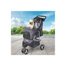 Large Pet Stroller Dog Cat Carrier Plaid