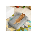 Pet Bed Chew Proof Memory Foam Grey