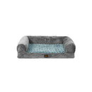 Pet Bed Sofa Dog Bedding Soft Warm Xxl Grey