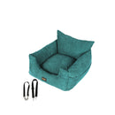 Pet Car Booster Seat Dog Protector Medium Green