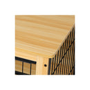 Wooden Wire Dog Kennel Side End