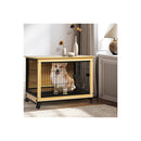 Wooden Wire Dog Kennel Side End
