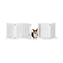 Freestanding 6 Panel Dog Gate With Stainless Steel For Pet