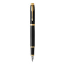 Parker Im Black Gold Trim Fountain Pen