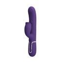 Party Up Alan Dual Motor Usb Rechargeable Vibrator Purple