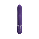 Party Up Alan Dual Motor Usb Rechargeable Vibrator Purple
