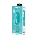 Party Up Andy Multi Function Rechargeable Rabbit Vibrator Teal