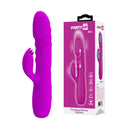Party Up Bob Thrusting Vibe Purple 25 Cm Thrusting Rabbit Vibrator
