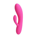 Party Up Clare Flexible Vibe Usb Rechargeable Rabbit Vibrator Pink