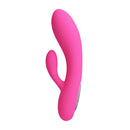 Party Up Clare Flexible Vibe Usb Rechargeable Rabbit Vibrator Pink