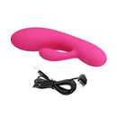 Party Up Clare Flexible Vibe Usb Rechargeable Rabbit Vibrator Pink
