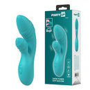Party Up Dalida Teal 162Mm Usb Rechargeable Rabbit Vibrator