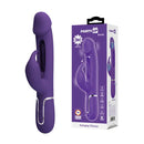Party Up David Swinging Vibe Rabbit Vibrator With Flicking Arm Purple