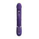Party Up David Swinging Vibe Rabbit Vibrator With Flicking Arm Purple
