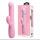 Party Up Dean Wavy Rotation Vibe Rotating Rabbit Vibrator Pink