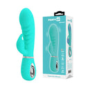 Party Up Edward Rabbit Vibe Teal 20 Cm Rechargeable Rabbit Vibrator
