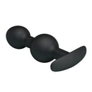 Party Up James Anal Bead Plug Black