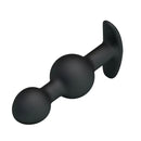 Party Up James Anal Bead Plug Black