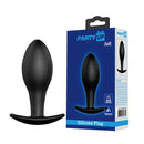Party Up Jeff Silicone Plug Butt Plug Black