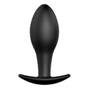 Party Up Jeff Silicone Plug Butt Plug Black
