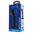 Party Up Jim Vibrating Plug Rechargeable Vibrating Butt Plug Black