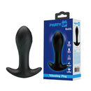 Party Up Keith Vibrating Butt Plug Usb Rechargeable Black