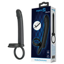 Party Up Martin Double Penetrator Cock And Ball Rings Black