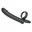 Party Up Martin Double Penetrator Cock And Ball Rings Black