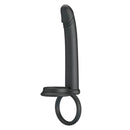 Party Up Martin Double Penetrator Cock And Ball Rings Black