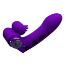 Party Up Mike Finger Vibe Vibrating Finger Vibrator Purple