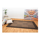 67 X 132Cm Passy Coffee Black Rug