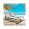 Patio Folding Chaise Lounge Oversized Lay Flat Reclining Chair