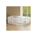 12 Panels Guinea Pig Rabbit Puppy Playpen Fence