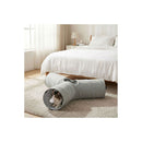 3 Way Cat Tunnel Toy Foldable Tube Indoor Pet 2 Hanging Balls