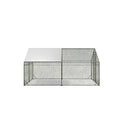 400Cm X 300Cm X 194Cm Large Metal Walk In Chicken Coop Cage