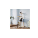 Cat Tree Tower Scratcher Wood Condo House 120Cm
