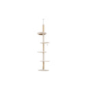 Cat Tree Tower Scratching Post Scratcher 230 To 275Cm