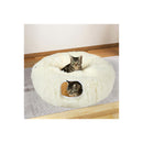 Cat Tunnel Foldable Fluffy Plush Play Tube