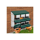 Chicken Hen Hutch Coop 6 Hole