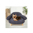 Elevated Pet Dog Cat Sofa Bed Couch Large Size Grey