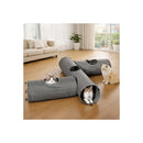 Large Cat Tunnels 3 Pcs Modular Foldable Linen Tube