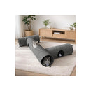 Large Cat Tunnels 3 Pcs Modular Foldable Linen Tube