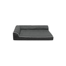Orthopaedic Egg Crate Memory Foam Dog Bed Grey