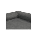 Orthopaedic Egg Crate Memory Foam Dog Bed Grey