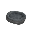 Orthopaedic Plush Dog Bed Soft Washable Grey Cosy Cushion