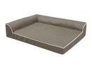Orthopedic Dog Bed Cationic Fine Linen Coffee