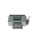 Stainless Steel Cat Litter Box Large Pet Toilet