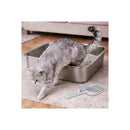Stainless Steel Cats Litter Box 10Cm Height