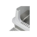 Stainless Steel Cats Litter Box Hooded High Enclosed