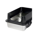 Stainless Steel Large Enclosed Cat Litter Box